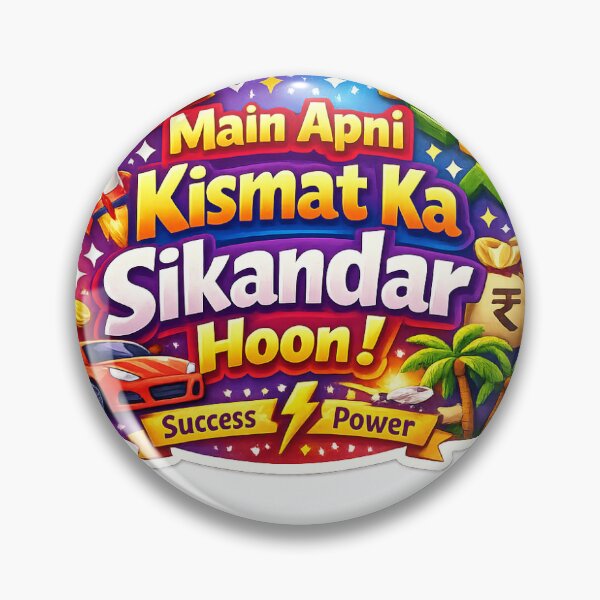 Item preview, Main Apni Kismat Ka Sikandar Hoon designed and sold by DigiAuraStudio.