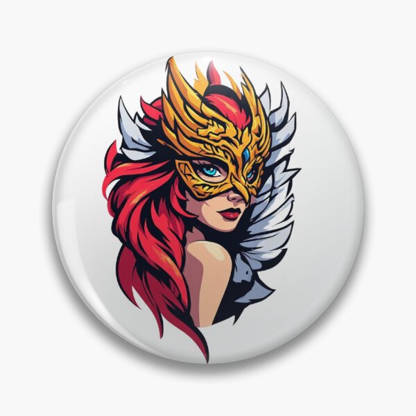 Item preview, Phoenix Queen – Crimson Wings & Golden Mask designed and sold by halibutgoatramb.