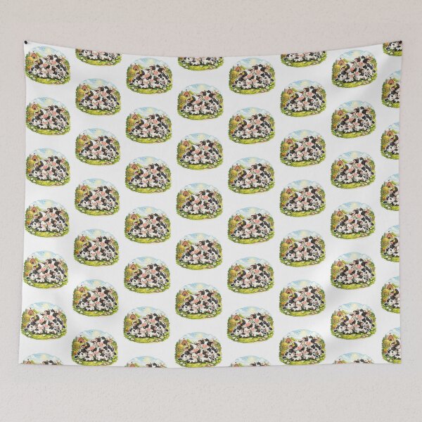 Item preview, Happy Cow Family – Cute Farm Herd Sticker designed and sold by Ishratparween11.