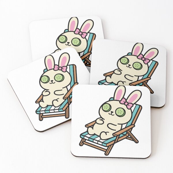 Item preview, Kawaii bunny zen spa designed and sold by monkeytee.