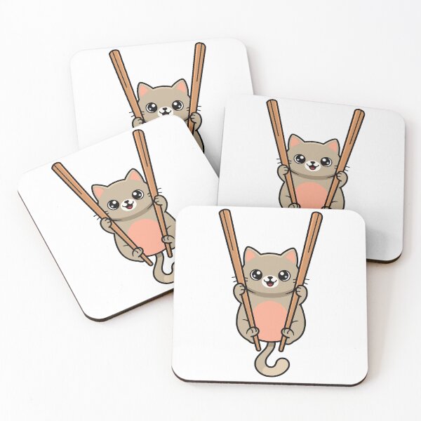 Item preview, Chopstick Cat designed and sold by monkeytee.
