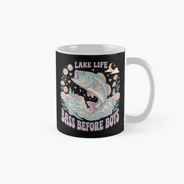 Item preview, Cute Lake Life Bass Before Boys Retro Outdoorsy Fishing designed and sold by Yellowriversss.