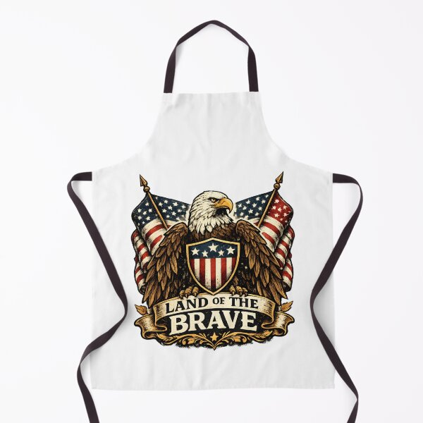 Item preview, Land Of The Brave Vintage Eagle designed and sold by Mr Lee.