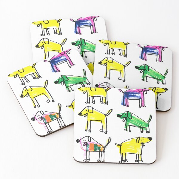 Item preview, Cartoon golden retriever dogs designed and sold by lautir.