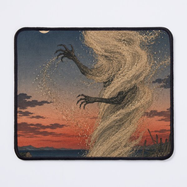 Item preview, Sand Mistress - Vintage Japanese Obake Yokai Ukiyo-e Woodblock designed and sold by bapupa.