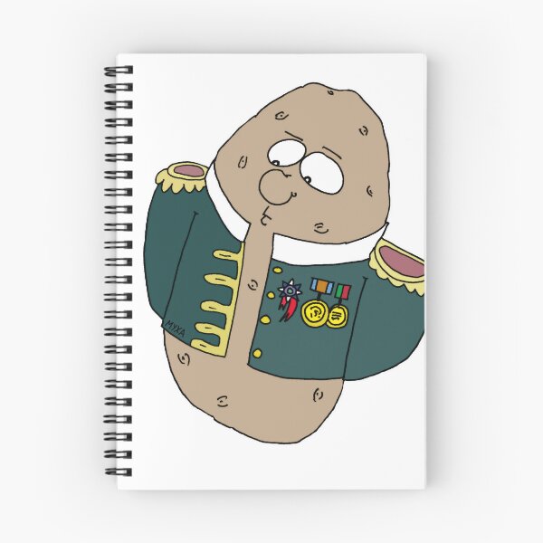 Item preview, General Potato Funny Couch Potato in Military Uniform designed and sold by MyxaART.