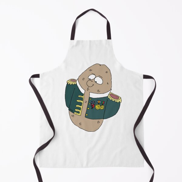 Item preview, General Potato Funny Couch Potato in Military Uniform designed and sold by MyxaART.