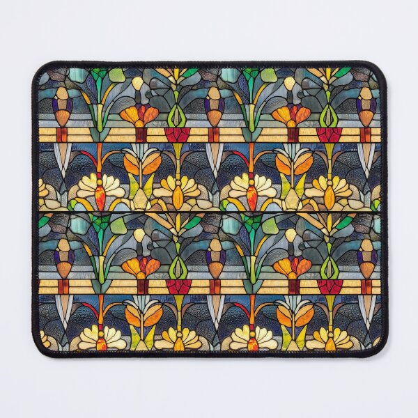Item preview, Prairie Garden Arts and Crafts Stained Glass Photo Texture designed and sold by DigitaICraft.