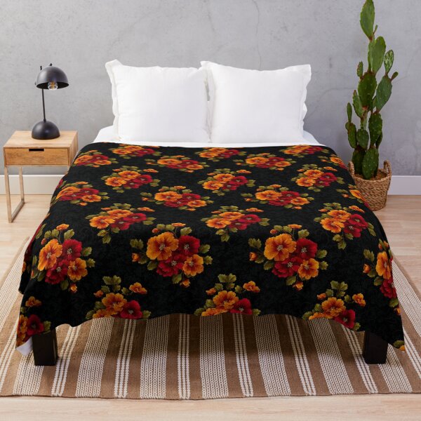 Item preview, Elegant Red And Orange Poppy Floral Pattern designed and sold by igraphixart.