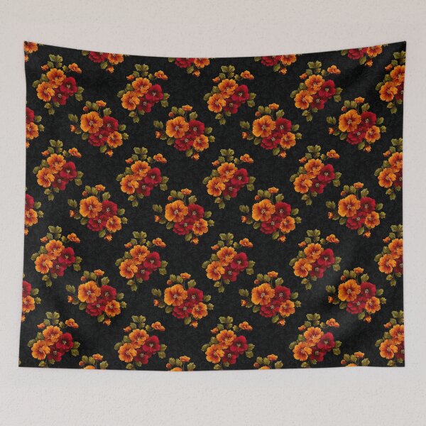 Item preview, Elegant Red And Orange Poppy Floral Pattern designed and sold by igraphixart.