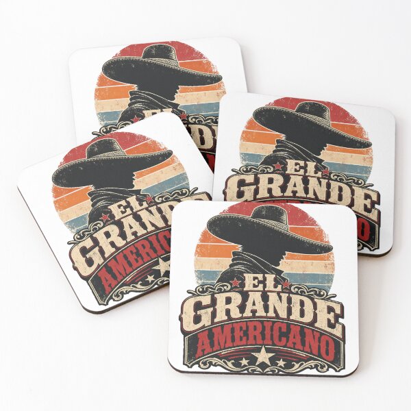 Item preview, El Grande Americano Vintage Western Graphic Tee designed and sold by Threadnovax.