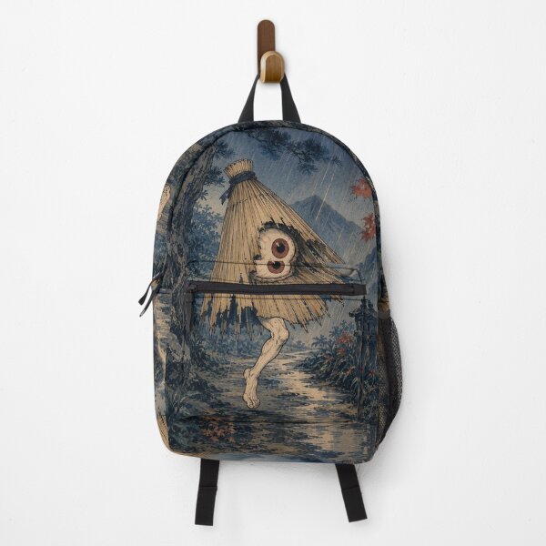 Item preview, Umbrella Wanderer - Vintage Japanese Obake Yokai Ukiyo-e Woodblock designed and sold by bapupa.