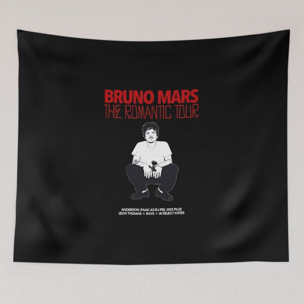 Item preview, Bruno Mars The Romantic Tour Full Lineup designed and sold by Dimeure-ART.