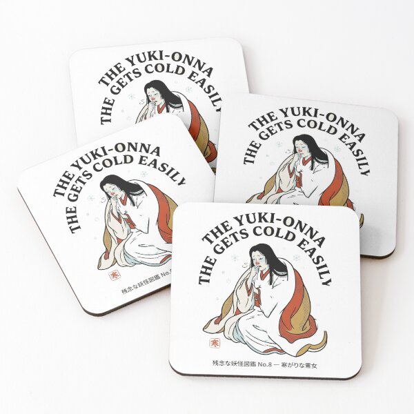 Item preview, The Yuki-onna Who Gets Cold Easily — Funny Snow Yokai Tee designed and sold by nurusubetei.