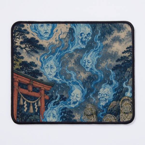 Item preview, Will-o'-the-Wisp - Vintage Japanese Obake Yokai Ukiyo-e Woodblock designed and sold by bapupa.