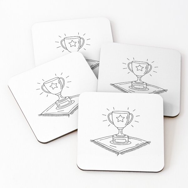 Item preview, Trophy Resting on Cloth Display Mat designed and sold by rasagamastore.