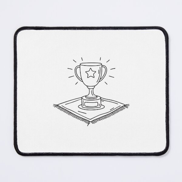 Item preview, Trophy Resting on Cloth Display Mat designed and sold by rasagamastore.