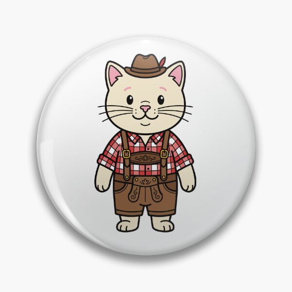 Item preview, Germany Cat in Lederhosen oktoberfest designed and sold by monkeytee.