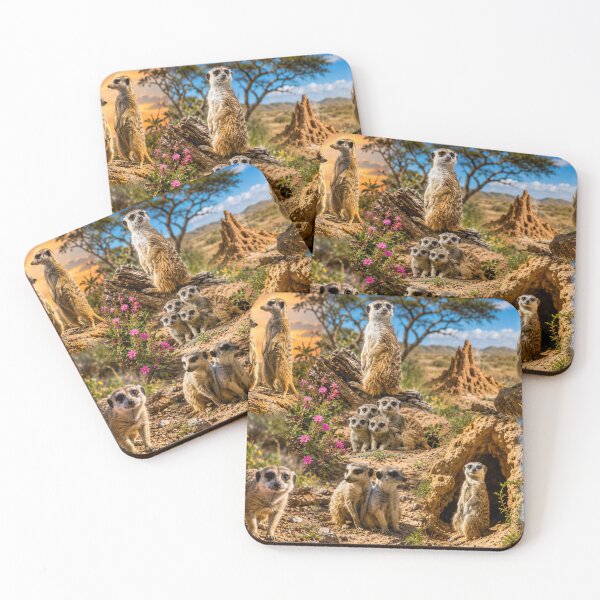 Item preview,  WHO DOESN'T LOVE MEERKATS? designed and sold by NomadicNatureCo.