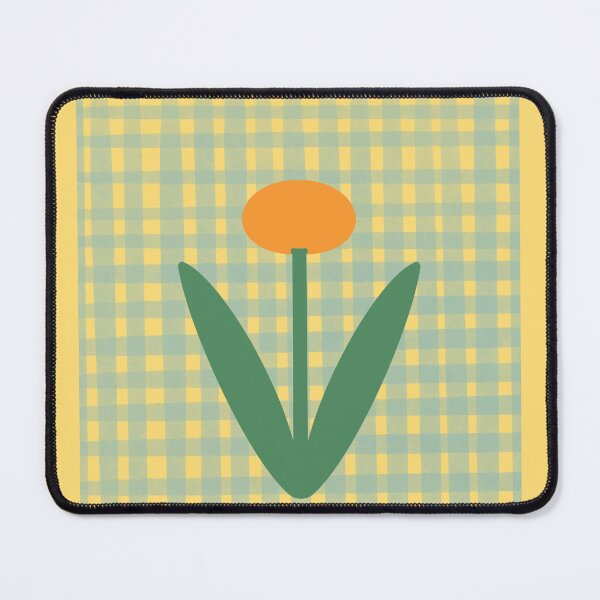 Item preview, Gingham Floral Illustration — Blue Lemon Studio Original Illustration designed and sold by BluelemonStudio.