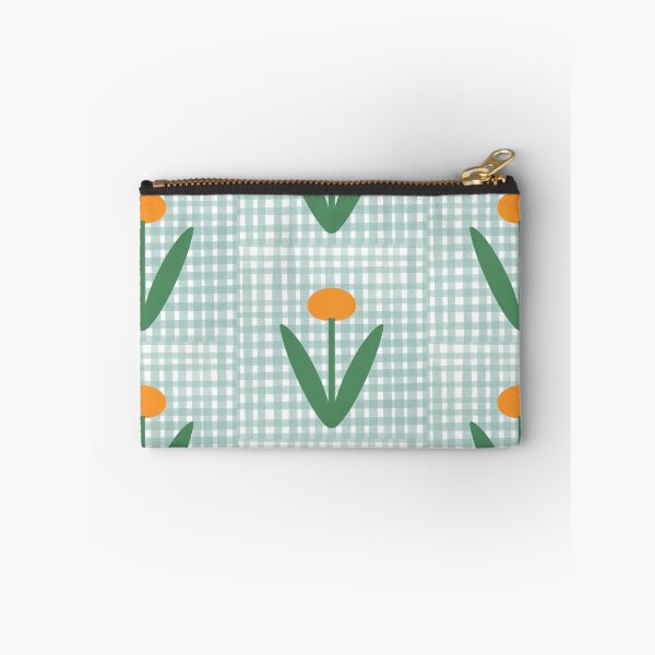 Item preview, Gingham Floral Illustration — Blue Lemon Studio Original Illustration designed and sold by BluelemonStudio.