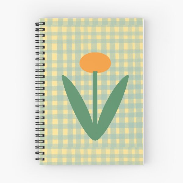 Item preview, Gingham Floral Illustration — Blue Lemon Studio Original Illustration designed and sold by BluelemonStudio.