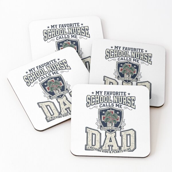 Item preview, My Favorite School Nurse Calls Me Dad Funny School Nurse Dad Gift Classic T-Shirt  designed and sold by podlook.