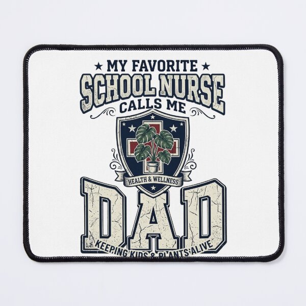 Item preview, My Favorite School Nurse Calls Me Dad Funny School Nurse Dad Gift Classic T-Shirt designed and sold by podlook.