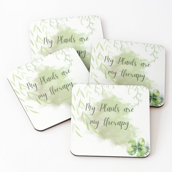 Item preview, Plants are my therapy designed and sold by GemniShop.