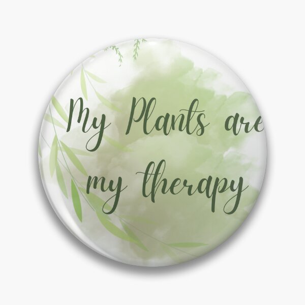 Item preview, Plants are my therapy designed and sold by GemniShop.