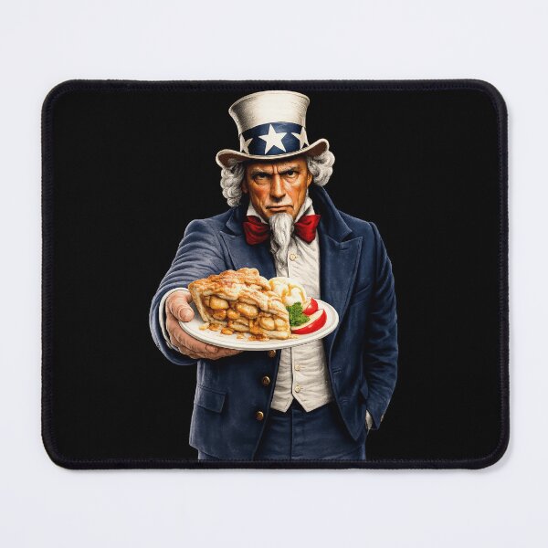 Item preview, Uncle Sam Holding Apple Pie Patriotic American Dessert Design designed and sold by TheTrendsDesk.