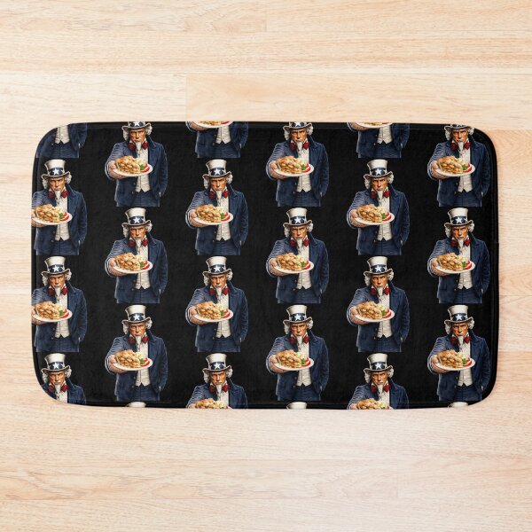 Item preview, Uncle Sam Holding Apple Pie Patriotic American Dessert Design designed and sold by TheTrendsDesk.