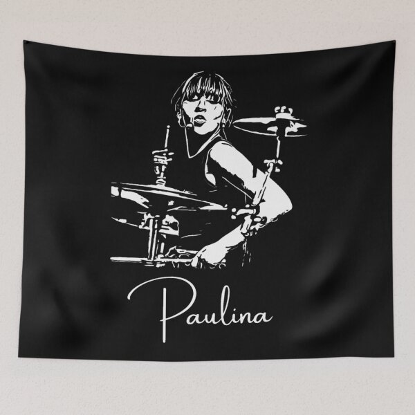 Item preview, Paulina Belts Out A Warning On The Drums designed and sold by StencilMenace.