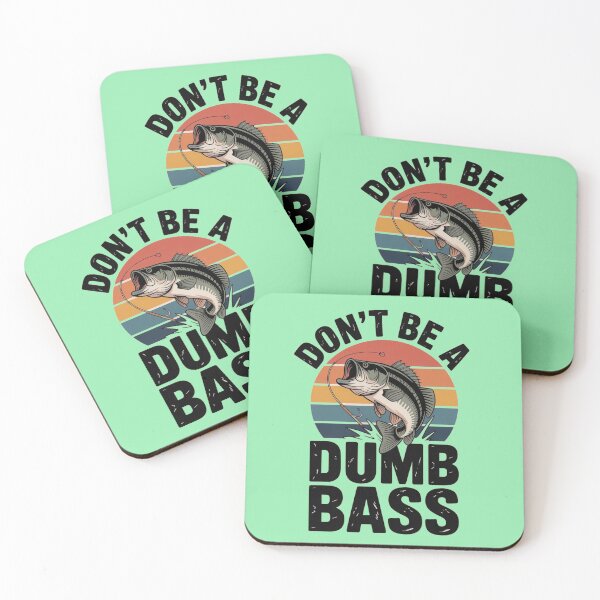 Item preview, Don’t Be a Dumb Bass Funny Fish Pun Humor Design designed and sold by NatArtSA.
