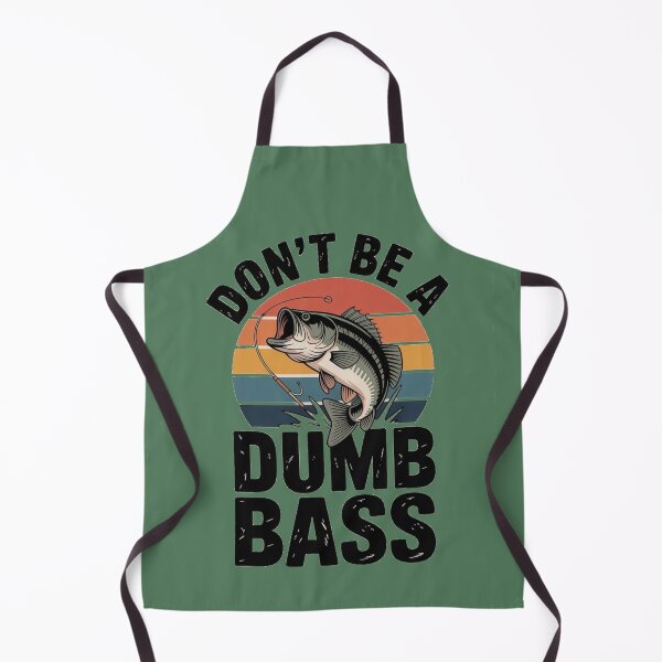 Item preview, Don’t Be a Dumb Bass Funny Fish Pun Humor Design designed and sold by NatArtSA.