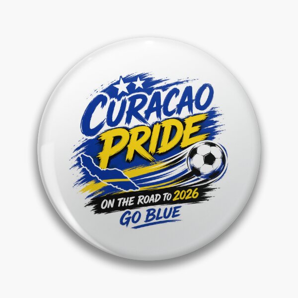 Item preview, Curacao 2026 Football Pride Design designed and sold by RedCircleArt.