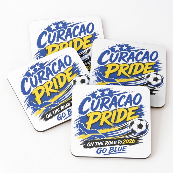 Item preview, Curacao 2026 Football Pride Design designed and sold by RedCircleArt.