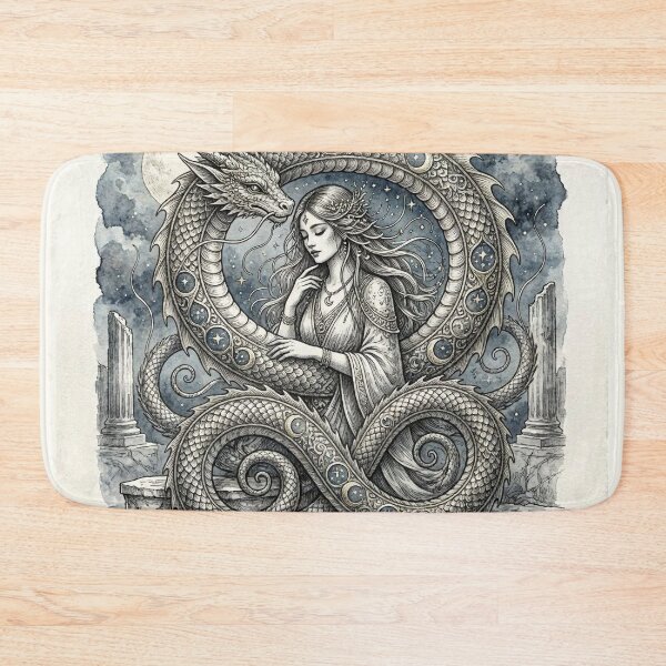 Item preview, Moon Dragon's Embrace designed and sold by Roberta Calabrese.