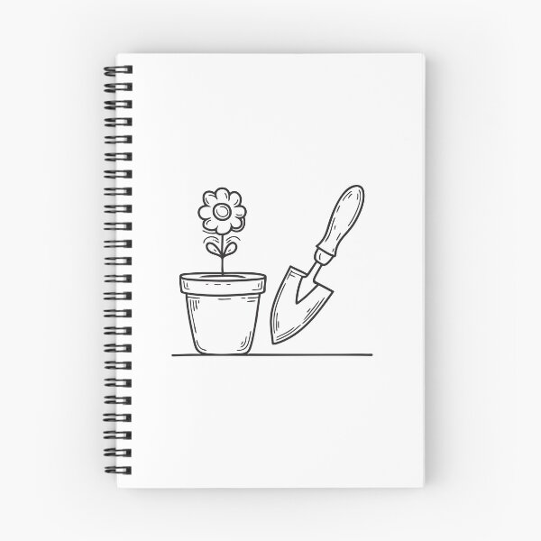 Item preview, Hand Trowel Near Flower Pot designed and sold by rasagamastore.