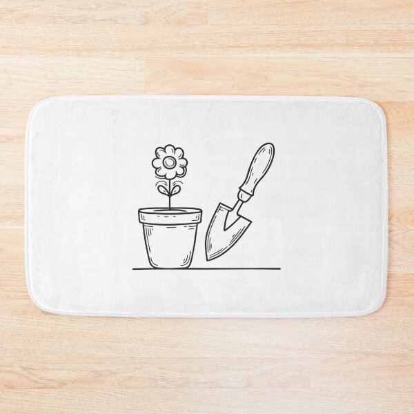 Item preview, Hand Trowel Near Flower Pot designed and sold by rasagamastore.