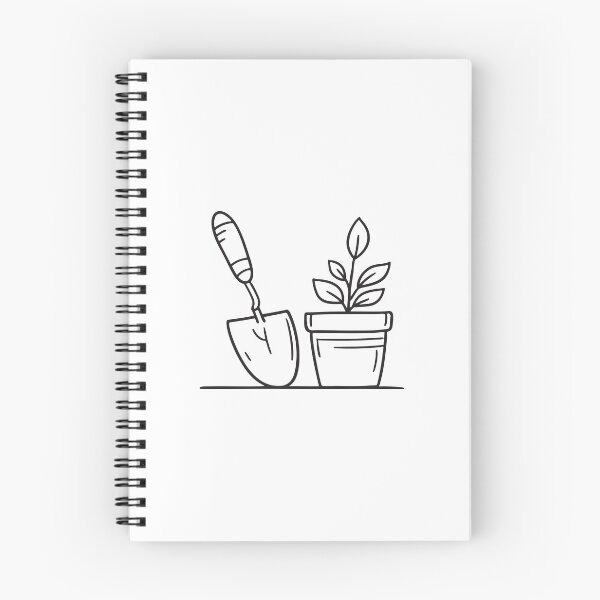 Item preview, Gardening Trowel Beside Potted Plant designed and sold by rasagamastore.
