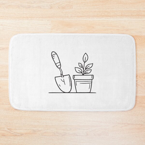 Item preview, Gardening Trowel Beside Potted Plant designed and sold by rasagamastore.