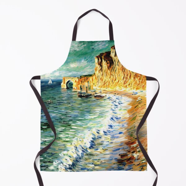 Item preview, Morning at Étretat: Impression of Cliffs, Sea, and Coastal Light  designed and sold by artdesignsnow.