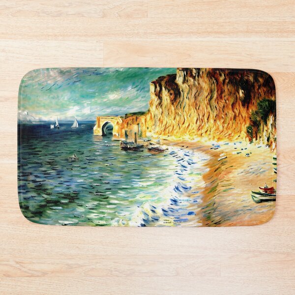 Item preview, Morning at Étretat: Impression of Cliffs, Sea, and Coastal Light  designed and sold by artdesignsnow.
