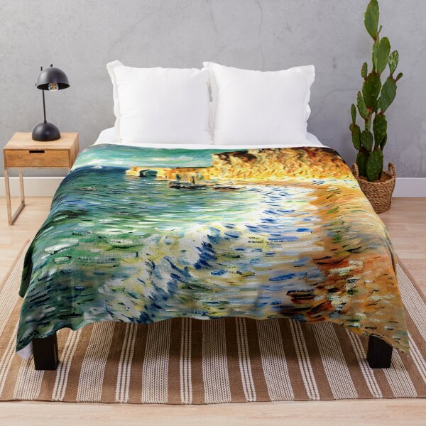 Item preview, Morning at Étretat: Impression of Cliffs, Sea, and Coastal Light  designed and sold by artdesignsnow.