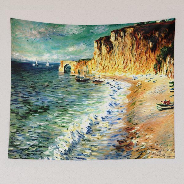 Item preview, Morning at Étretat: Impression of Cliffs, Sea, and Coastal Light  designed and sold by artdesignsnow.
