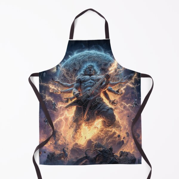 Item preview,   Rock Deity Almighty Cosmic Bold Universe Art — Bold Epic Music Print designed and sold by CosmicRockArt.