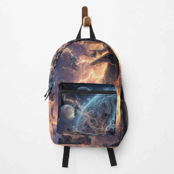 Item preview,   Rock Deity Almighty Cosmic Bold Universe Art — Bold Epic Music Print designed and sold by CosmicRockArt.
