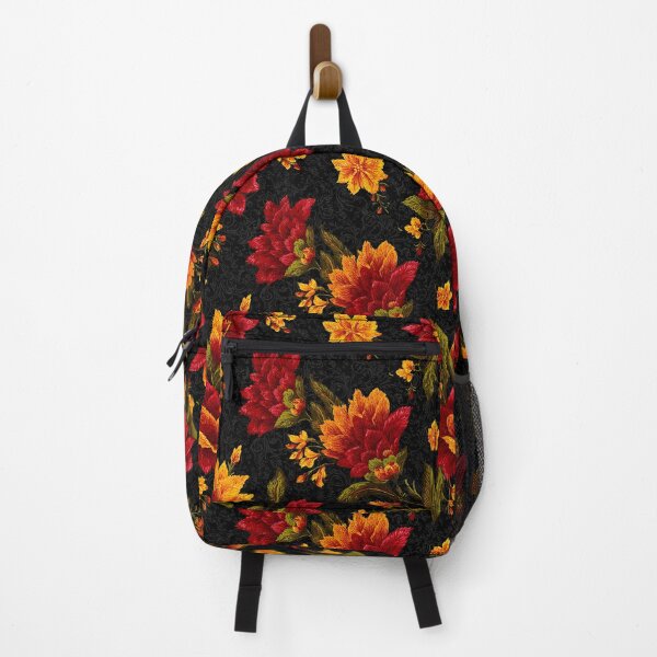 Item preview, Baroque Red And Orange Floral Pattern With Damask designed and sold by igraphixart.