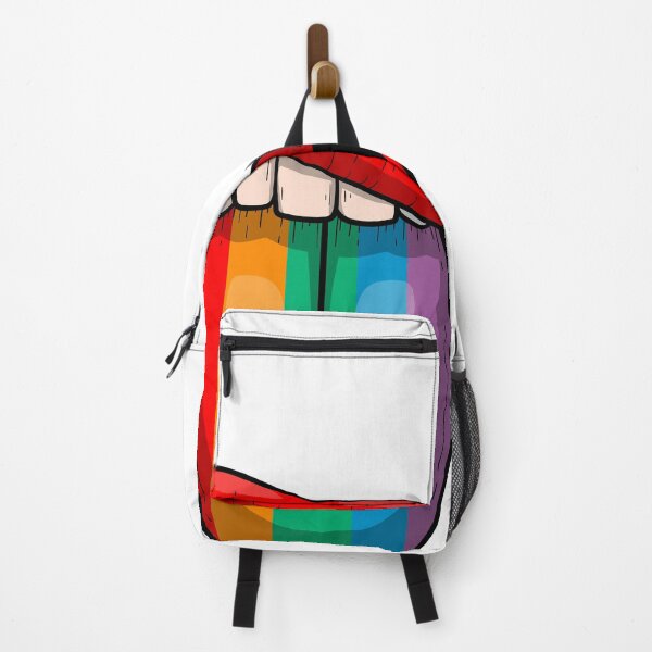 Item preview, LGBT Pride Rainbow Tongue Lips Illustration Pop Art designed and sold by Rhodes Shop.
